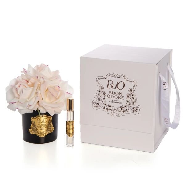 Siyah Cam Gold 5 Gül Mercan Luxury Home Perfume Allıklı