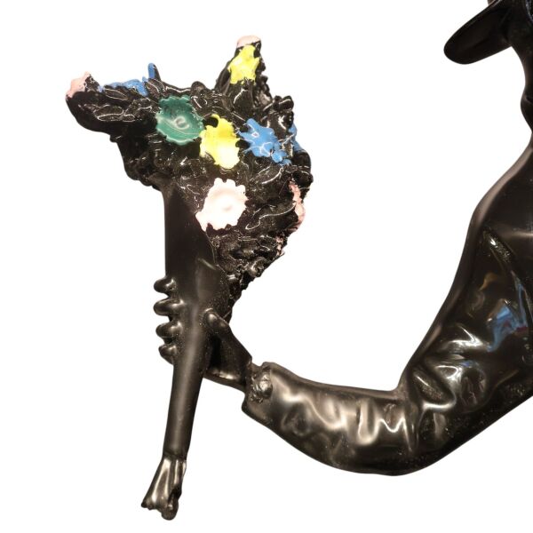 Banksy black flover bomber (after)