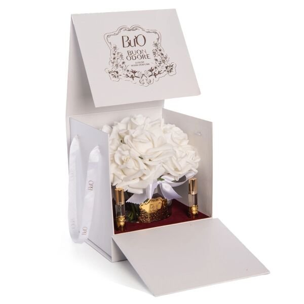 Cam Gold 14 Gül Krem Luxury Home Perfume Beyaz