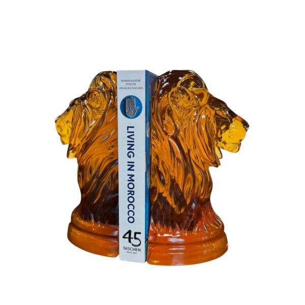 Aslan Kitap Tutucu Amber