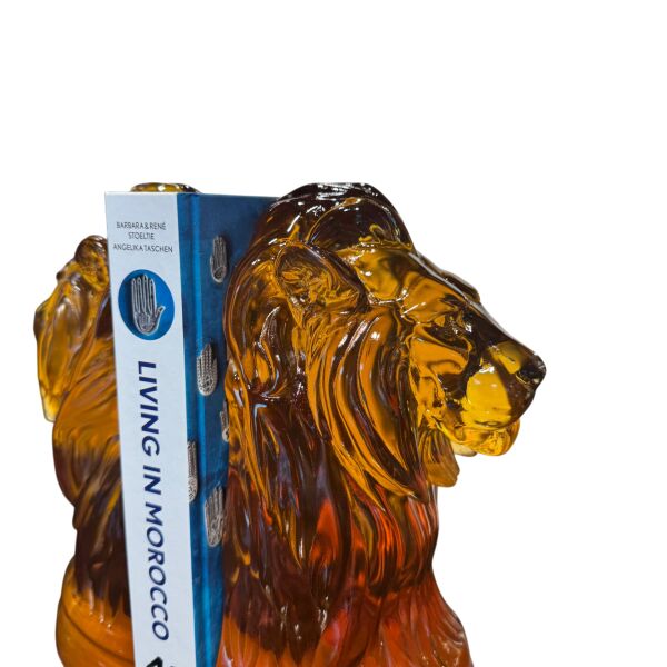 Aslan Kitap Tutucu Amber
