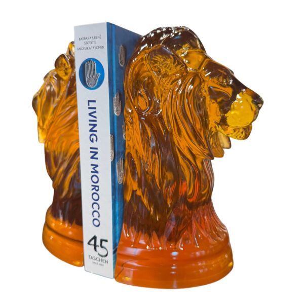 Aslan Kitap Tutucu Amber