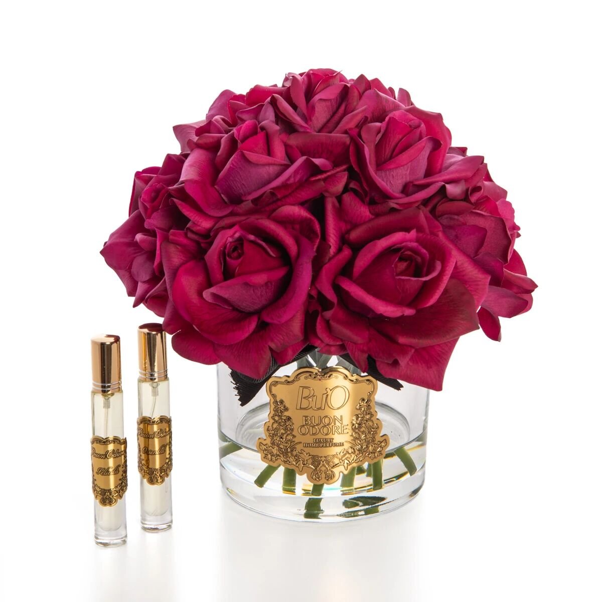 Cam Gold 14 Gül Krem Luxury Home Perfume Bordo