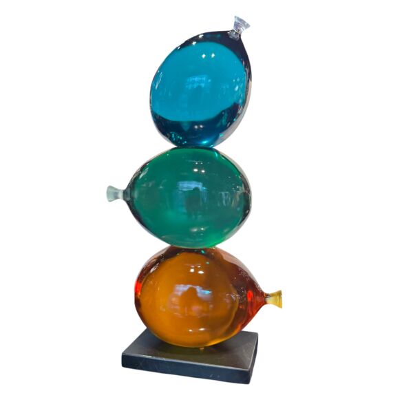 Reçine Balon Mavi-Yeşil-Amber