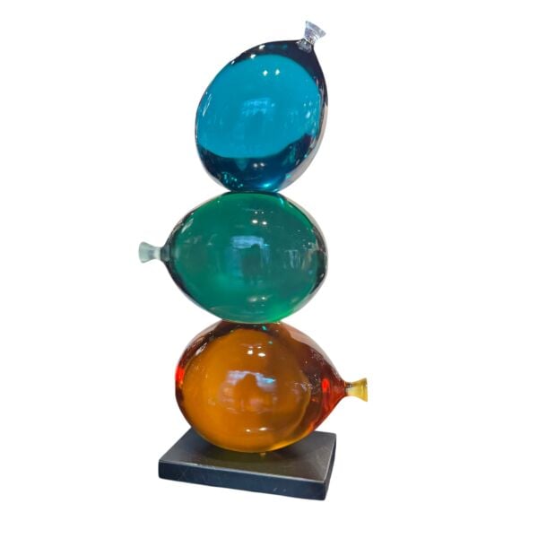 Reçine Balon Mavi-Yeşil-Amber