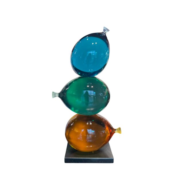 Reçine Balon Mavi-Yeşil-Amber