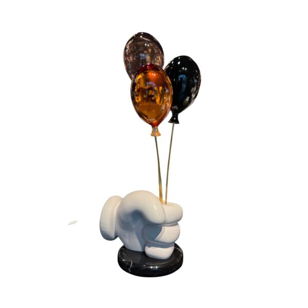 Balon Demeti Siyah-Amber-Füme