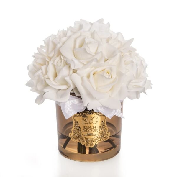 Amber Cam Gold 14 Gül Allıklı Luxury Home Perfume Beyaz