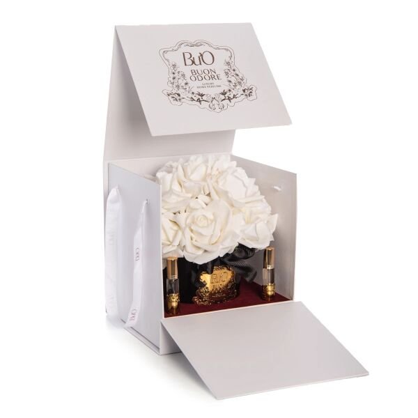 Amber Cam Gold 14 Gül Allıklı Luxury Home Perfume Beyaz