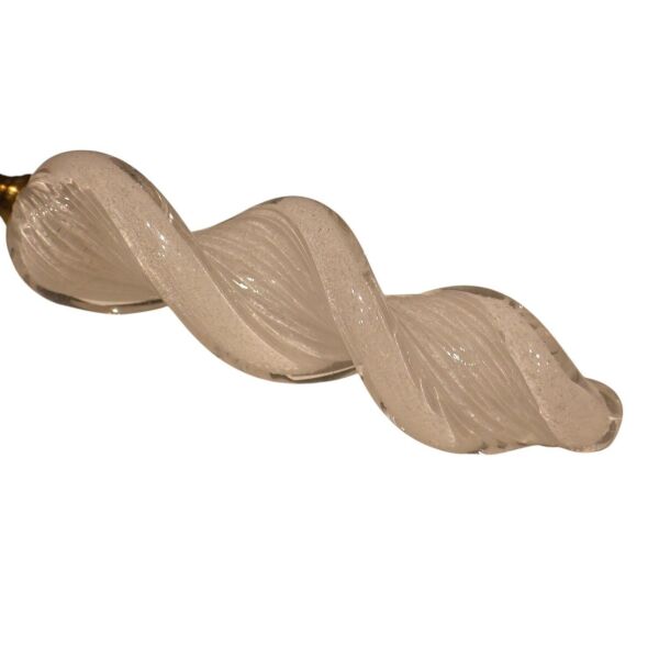 Beyaz Kıvrımlı Cam Büyüteç