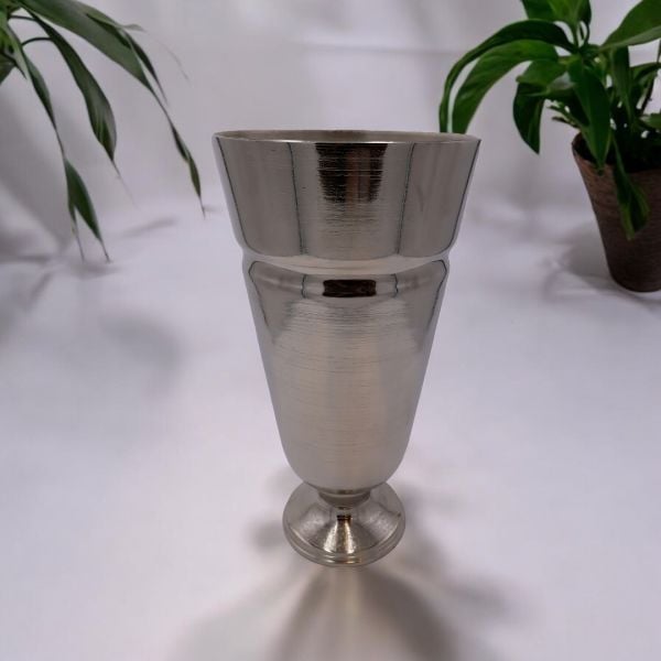 Sheet Bucket Gümüş Vazo Büyük