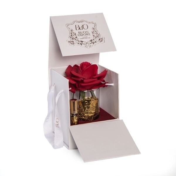 Cam Gold Tek Gül KIrmızı Luxury Home Perfume