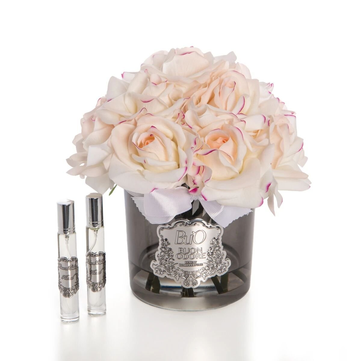 Füme Cam Silver 14 Gül Bordo  Luxury Home Perfume