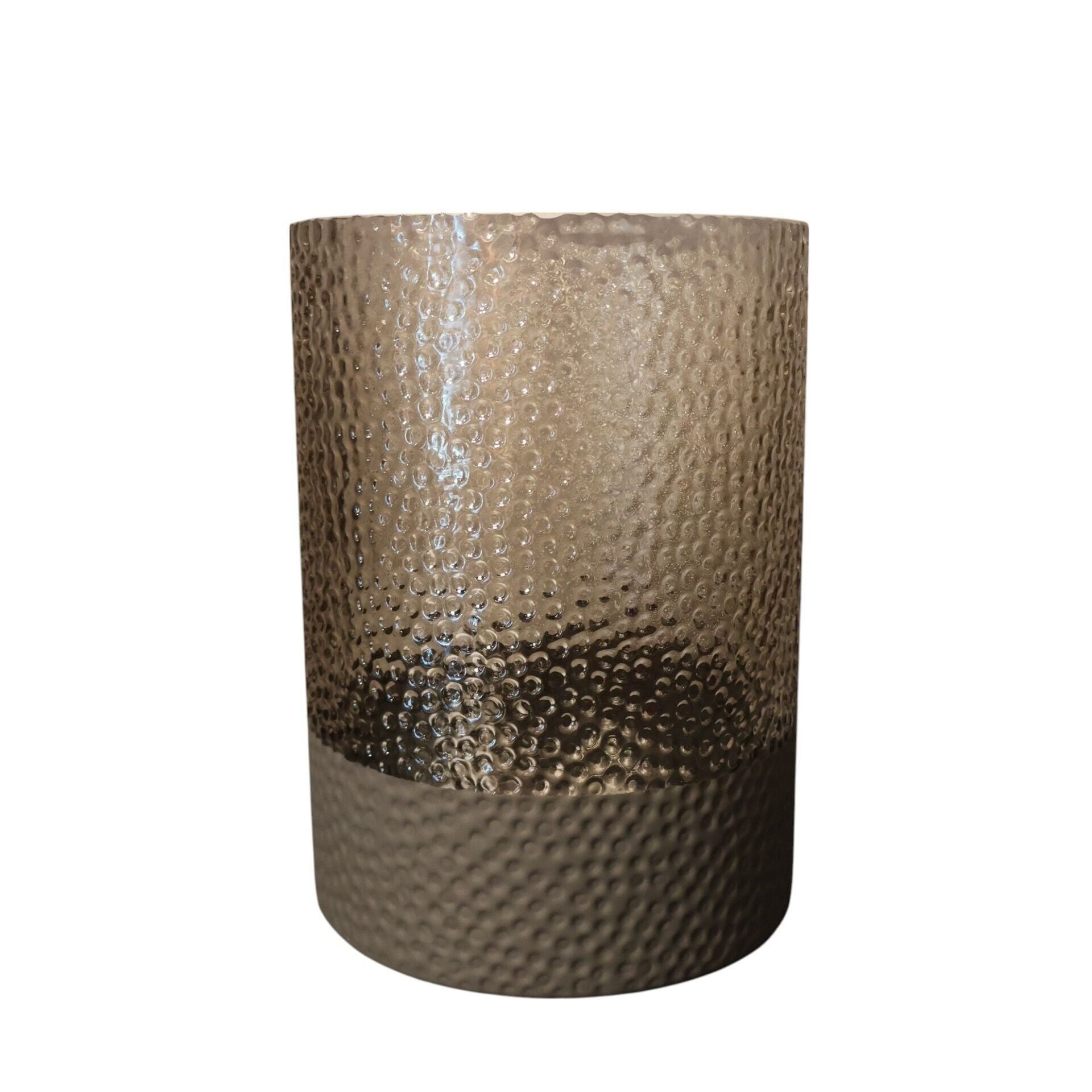 Siyah Baloncuklu Cam Vazo Küçük