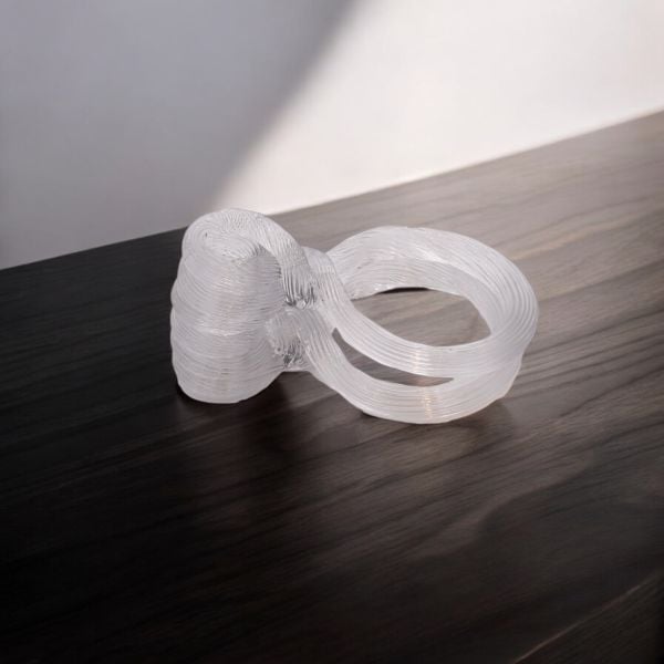 Yatay Mumluk 20 Cm İkili Set Şefaf