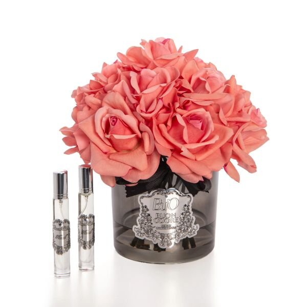 Füme Cam Silver 14 Gül Bordo  Luxury Home Perfume Mercan