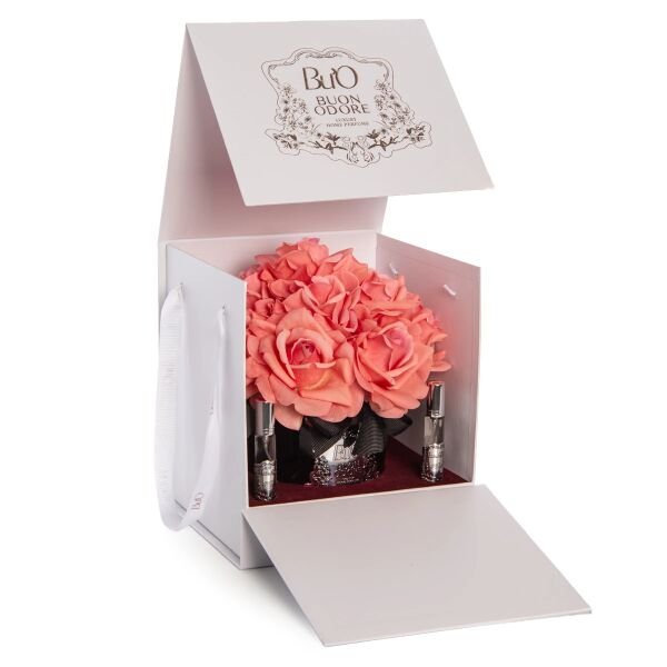 Füme Cam Silver 14 Gül Bordo  Luxury Home Perfume Mercan