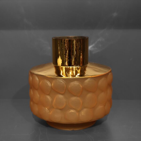 Fylor Orange Cam Vazo Küçük