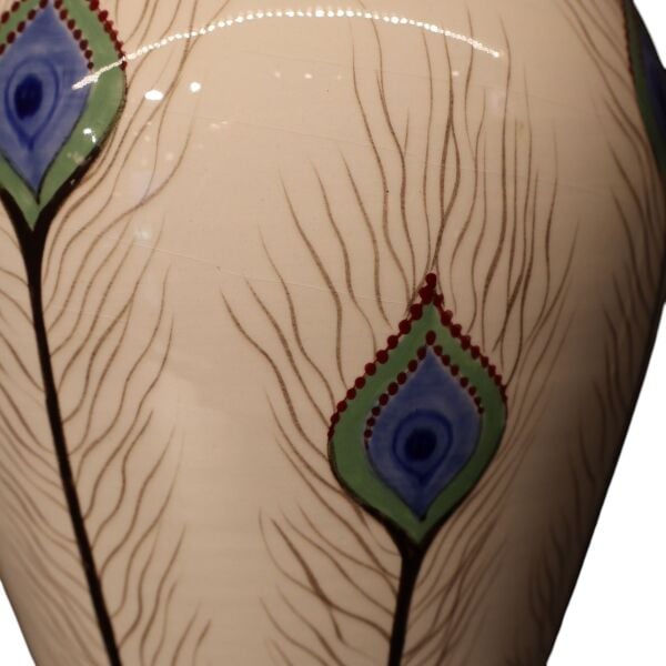 Tavus Kuşu Desen Asil Küp Büyük