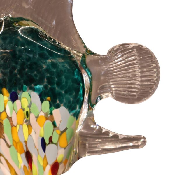 Turuncu Simli Cam Balık Büyük Mavi