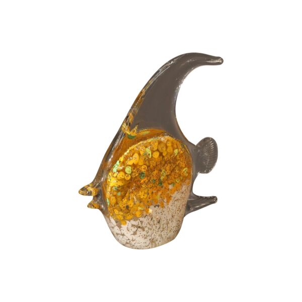 Turuncu Simli Cam Balık Büyük Turuncu