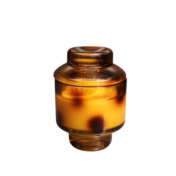 Leopar Kapaklı Yeşil Küçük Şampanya