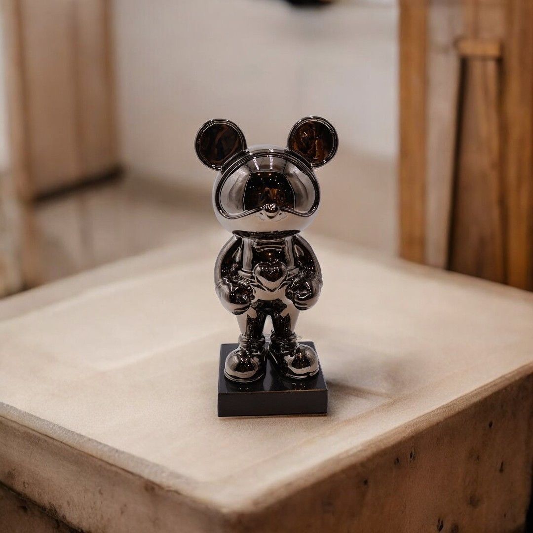 Bekleyen Mouse Mavi Siyah