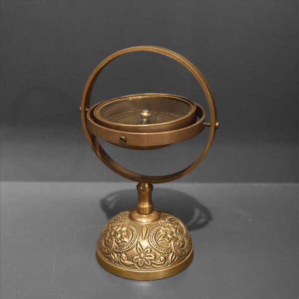 Masa üstü Pirinç Pusula Mini