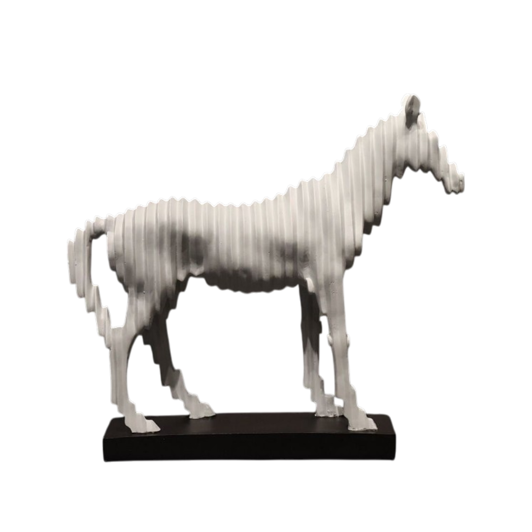 Dalgalı Beyaz At Obje