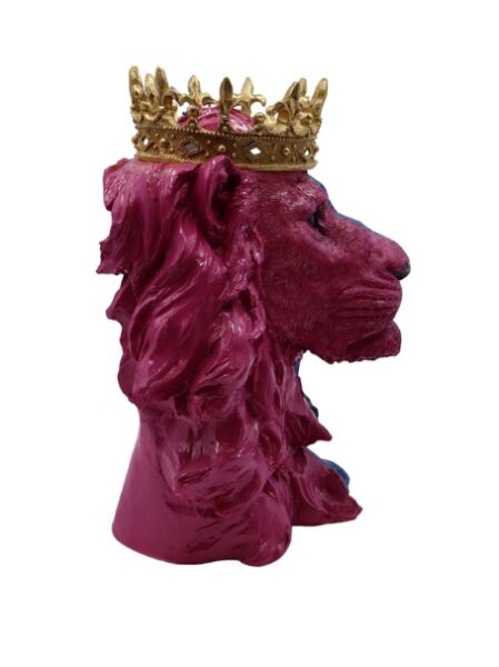 Lion King Aslan Pembe-Mavi Büst