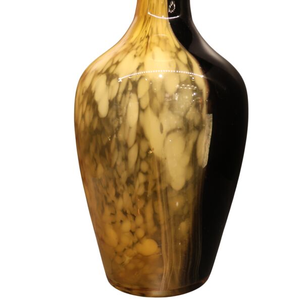 Siyah Bal Dalgalı Toplu Cam Vazo