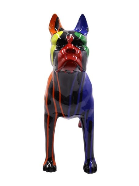 Pitbull Colurful Siyah Büst Siyah