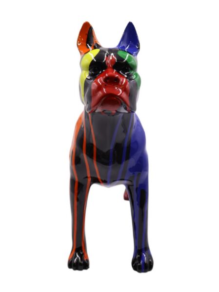 Pitbull Colurful Siyah Büst Siyah