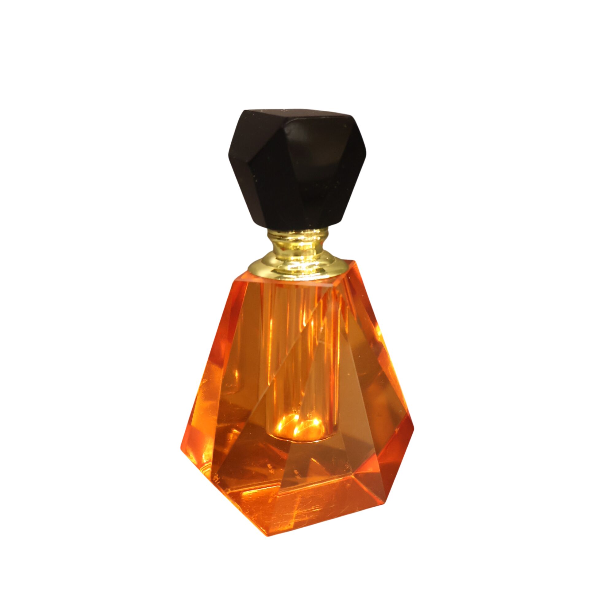 Kristal Parfüm Sişesi Turuncu Küçük