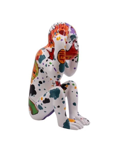 Monkey Don't Hear Pop Art Büst