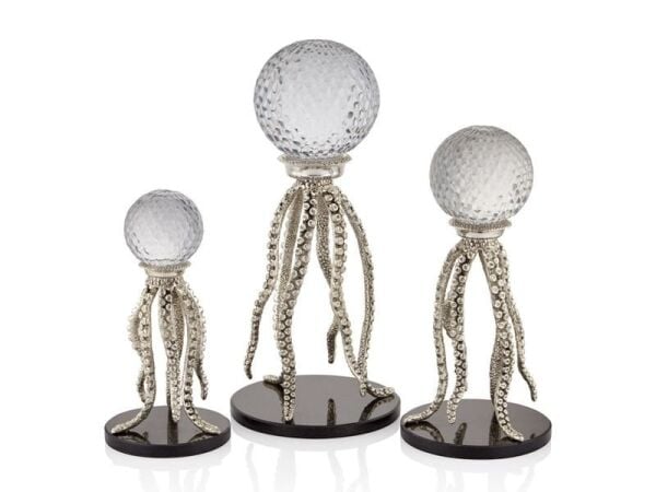 Ahtapot Gümüş Üçlü Top