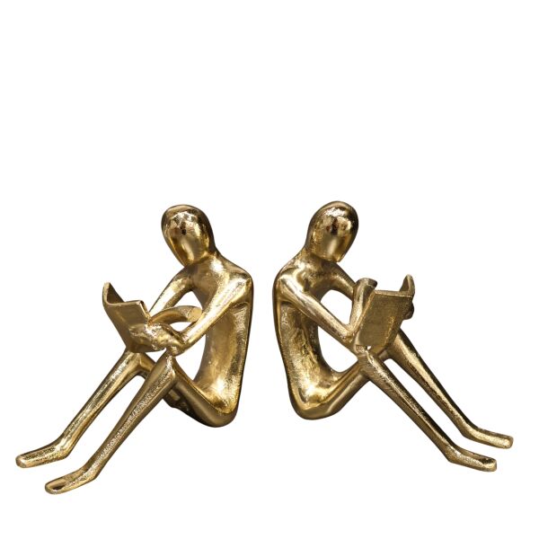 Döküm Kitap Tutucu Gümüş