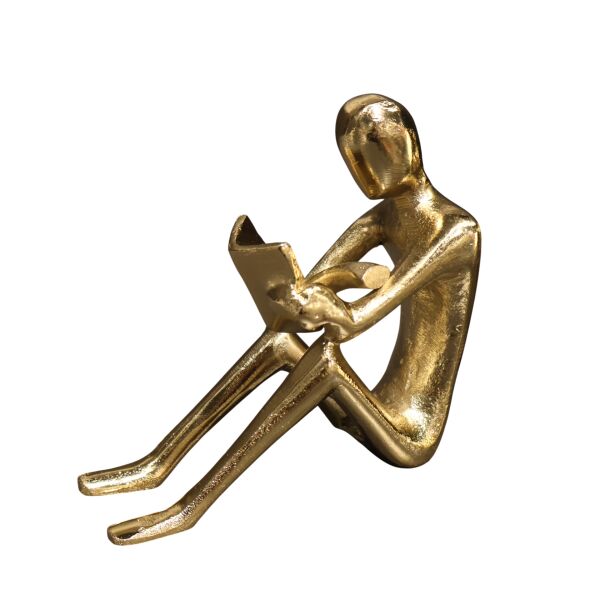 Döküm Kitap Tutucu Gümüş Gold