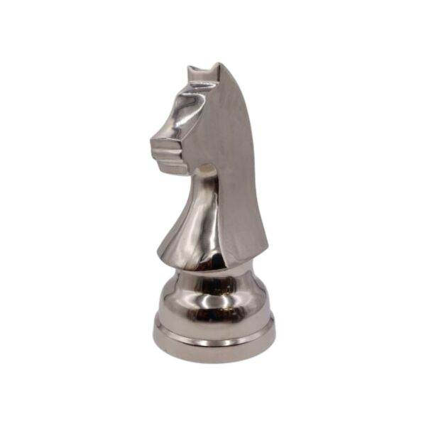 Chess Knight Nickel Gümüş
