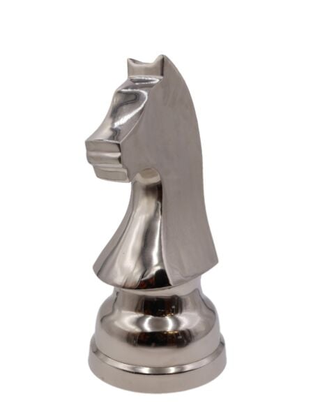 Chess Knight Nickel Gümüş