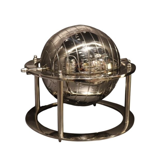 Metal Dünya Eskitme Gümüş