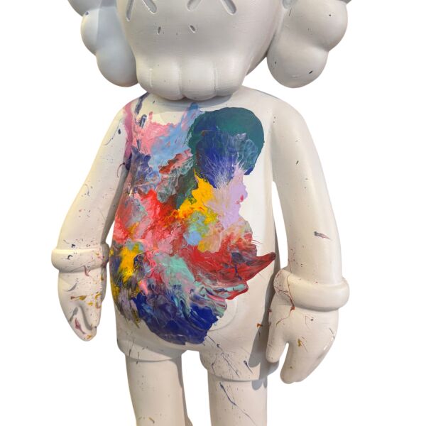 Beyaz Popart Kaws 60 Cm