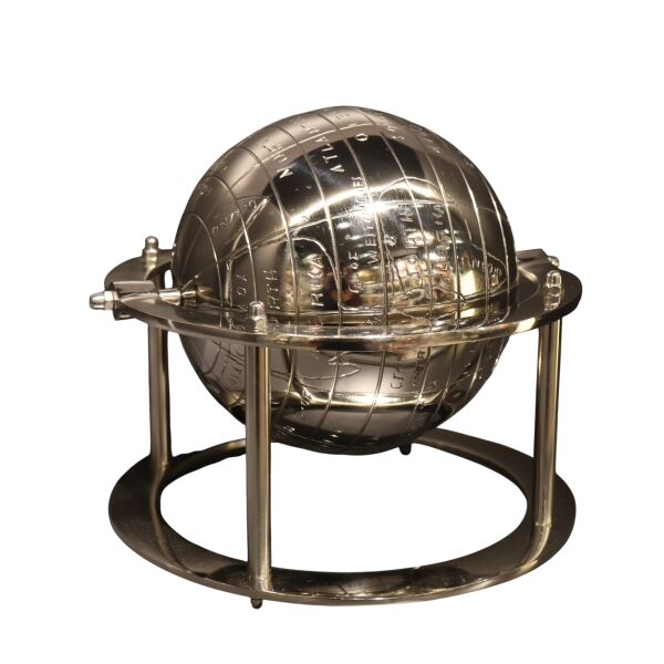 Metal Dünya Eskitme Gümüş