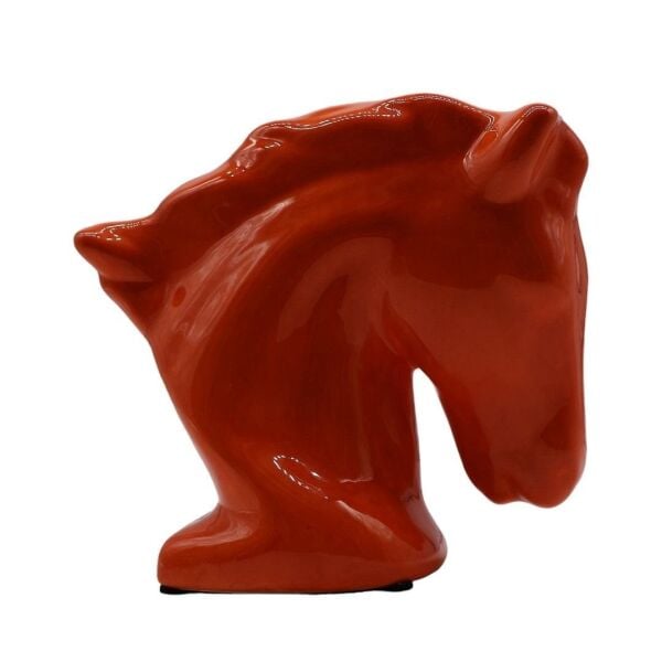 Seramik Damalı At Yeşil Turuncu