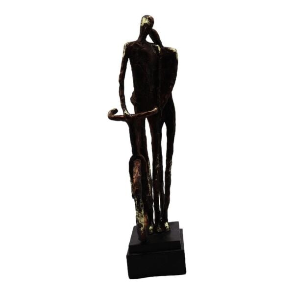 Lovers Bisikletli Aşıklar Dekoratif 20x12x43