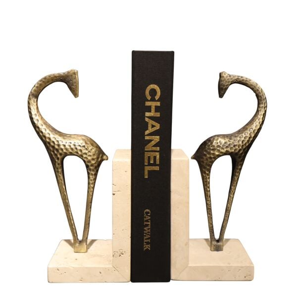 Zürafa Kitap Tutucu Gold