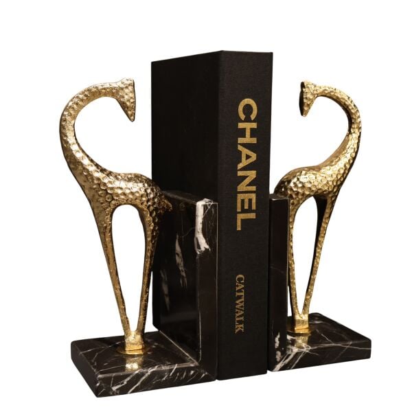 Zürafa Kitap Tutucu Gold