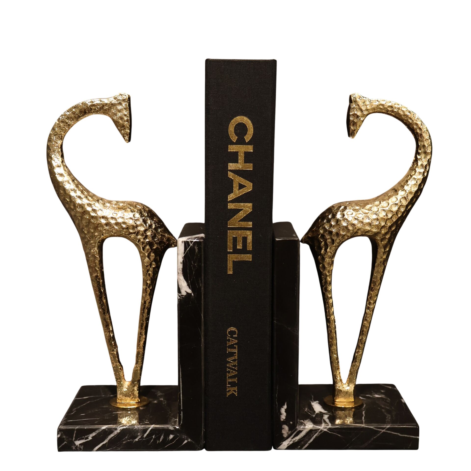 Zürafa Kitap Tutucu Gold Gold