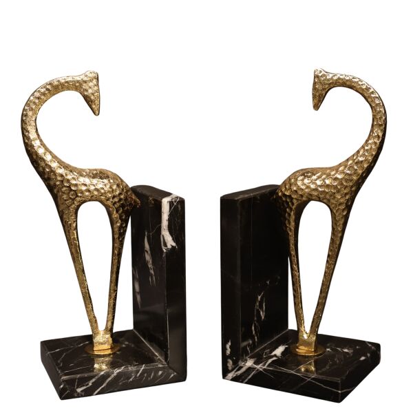 Zürafa Kitap Tutucu Gold Gold