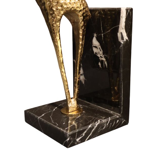 Zürafa Kitap Tutucu Gold Gold